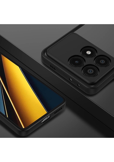 Zore Xiaomi Poco X6 Pro Kılıf Msra Hux Kapak-lacivert Lacivert