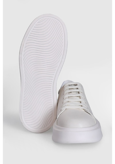 Lufian 121230109 Grace Deri Unisex Sneaker Ayakkabı Beyaz