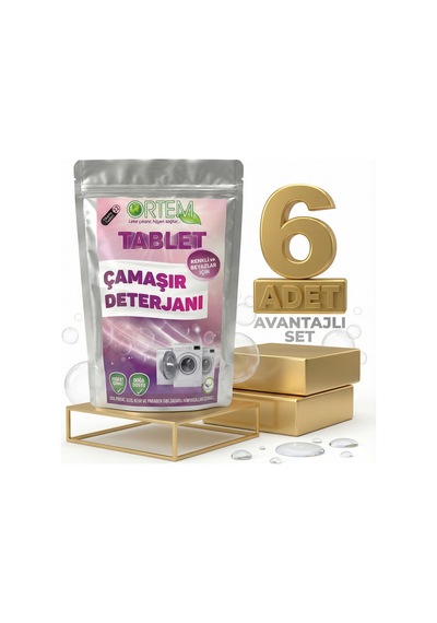 Ortem Çamaşır Tablet Deterjan 6x22'li