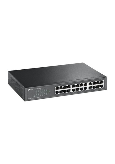 24 Port Çelik Kasa Rack Switch, 10-100 Mbps Hız
