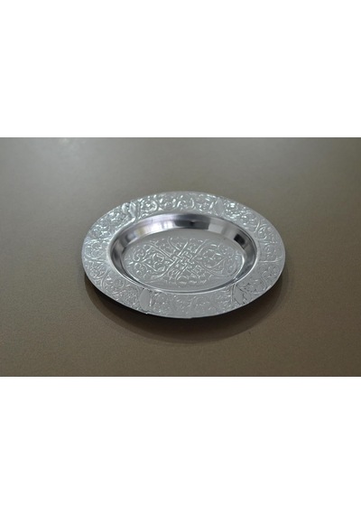 Paslanmaz Çelik Oval Tepsi 304 Kalite Krom, Dekoratif Ve Servis Amaçlı Küçük Tepsi 18 Cm Çok Renkli