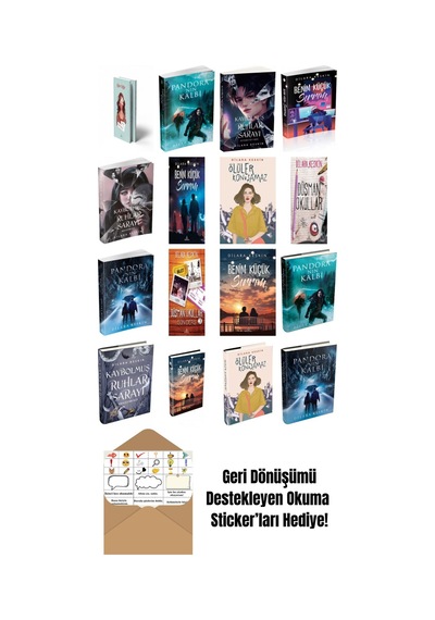 Dilara Keskin 16 Kitap Seti + Okuma Sticker'ları