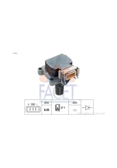 Bmw 320i E36 Bobin 1991-1998 M50b20 M52b20 Facet 96062s