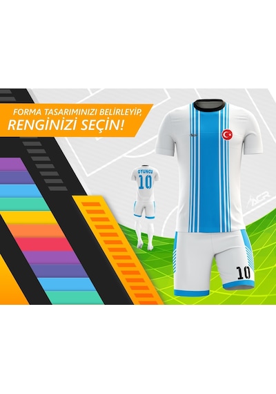 Acr Giyim Kişiye Özel Futbol Forması - Dizayn : Sütun