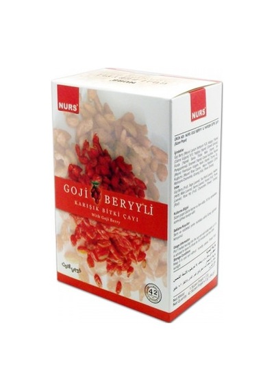Nurs Goji Berryli Karışık Bitki Süzen Poşet Çay 42 x 2 G
