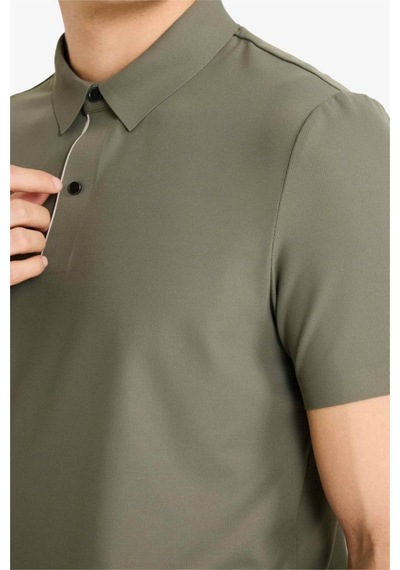 Defacto Slım Fıt Polo Tişört F9896ax26spkh401 Haki-kh401