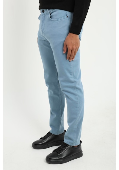 Dufy Erkek Slim Fit Mavi Pantolon-19087
