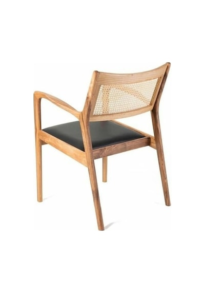 Artemis Ahşap Sandalye Natural - Siyah