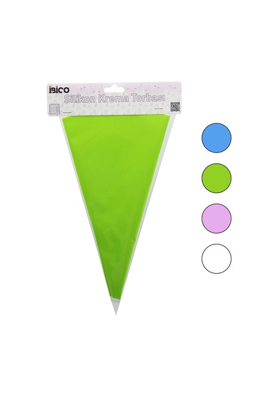 Silikon 30cm Tekli Krema Sıkma Torbası Bx40 Ahşap - Şeffaf