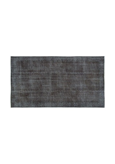 El Dokuması Vintage Yün-pamuk Gri Halı 22748 152 X 275 Cm
