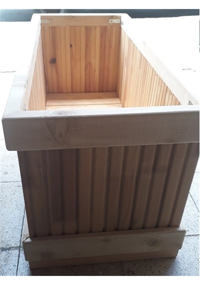 Ahşap Saksı Begonya 100x30x45