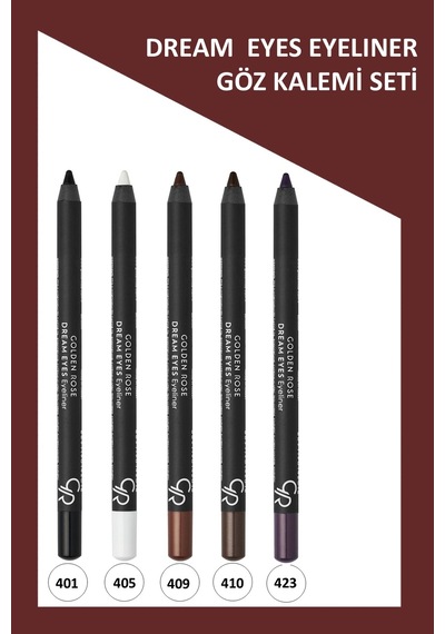 Dream Eyes Eyeliner No:401-405-409-410-423 Göz Kalemi Seti Diğer