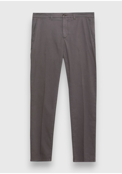 Ramsey Mürdüm Dokuma Regular Fit Casual Pamuk Karışımlı Pantolon