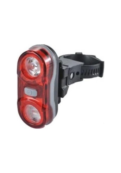 Jıngyı Fonte Bisiklet Arka Stop Far Işık Led 4 Fonksiyon Gri