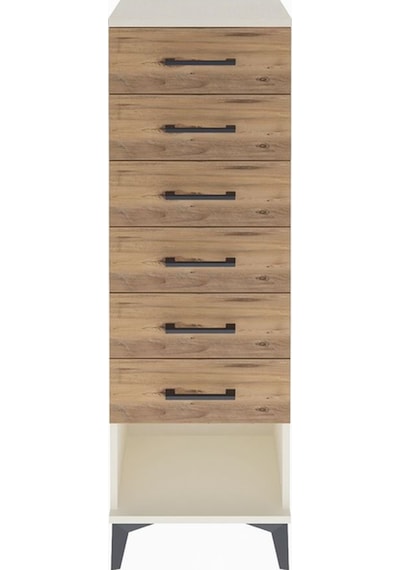 Arges Dolap 6 Çekmeceli 44x30x134 Aytaşı-çam Aytaşı