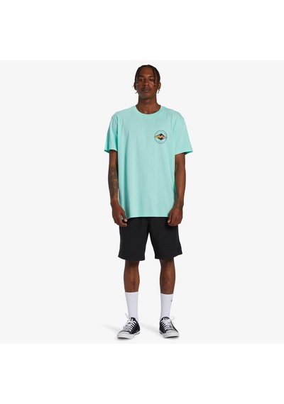 Billabong Rotor Diamond Erkek Yeşil Günlük T-shirt - Abyzt02259