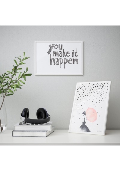 Ikea Yllevad Fotoğraf Çerçevesi 21 X 30 Cm Beyaz