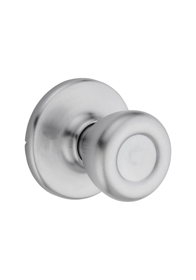 Updated Packaging, Satin Chrome - Kwikset 92001-514 Tylo Hall & Closet Knob İn Satin Chrome
