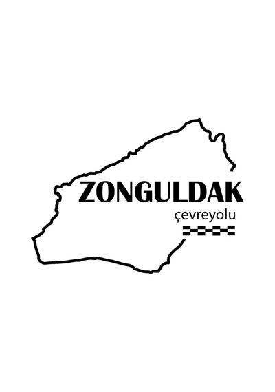Zonguldak Çevreyolu Sticker-miyrem Oto-motor-laptop-duvar-dekor 12 X 9 Cm