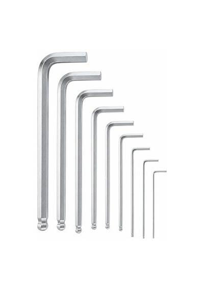 9 Parça Alyan Anahtar Seti 1.5-10mm İle Sertleştirilmiş Çelik