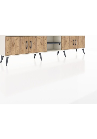 Arges Tv Ünitesi 3 Raflı 4 Kapaklı 220x30x51 Aytaşı-çam/antrasit Atlas Çam/antrasıt - Aytası Arges Tv Ünitesi 3 Raflı 4 Kapaklı 220x30x51 Aytaşı-çam/antrasit Atlas Çam/antrasıt - Aytası