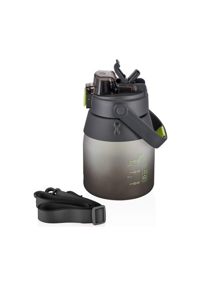Vagonlife Askılı Su Matarası 1000 Ml Pipetli/pipetsiz Çift Kullanım Vgn6275