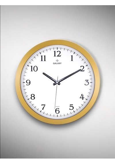 Galaxy 1964-k Serisi Lüx Premium Klasik Ofis Ve Duvar Saati 35 Cm Gold Altın
