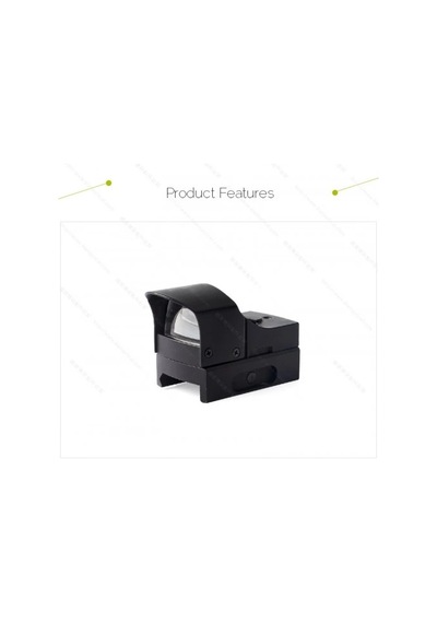 Yakın Menzilli Için Hedefleme Çift Renk Işıklı Reddot Sight Kırmızı
