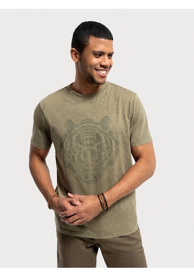 LOFT Regular Fit Erkek Tshirt K.kol Lf2036436 Q1.v1 Haki