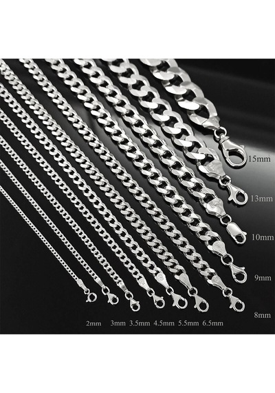 6,5mm Gurmet Model 925 Ayar Gümüş Erkek Kadın Kolye Zincir 2472532776430