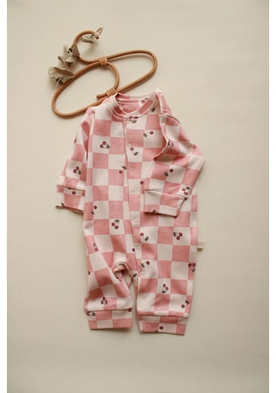 Oh La La Koala Plaid Cherry Serisi Tulum Bej