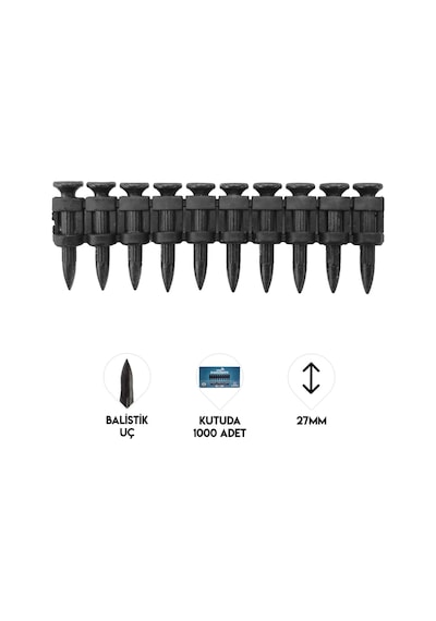 Dawreek Sp0108 Balistik Uçlu Çivi 27mm