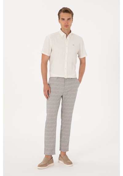 U.s. Polo Assn. Erkek Mavi Pantolon Kanvas-chino 50300438-vr036 Mavi