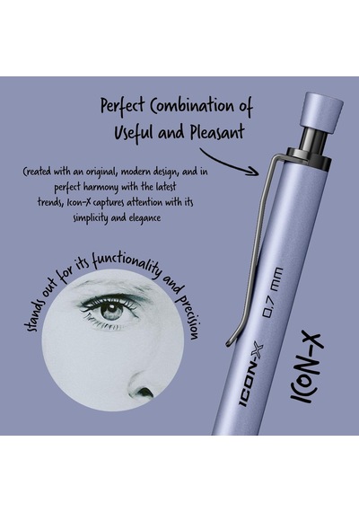 Scrikss Office Icon-x Metal Versatil 0.7 Mm Lila Genel