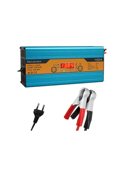 12v-40a Akü Şarj Cihazı Jel Kuru Asitli Akülere Uygun Lithium-ıon Pil Ve Akülere Uygun Değildir