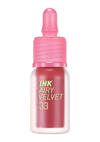 Uzun Süre Kalıcı Ve Hafif Formüllü, Kadife Bitişli Tint Ink Airy Velvet 33 Favorite Pink