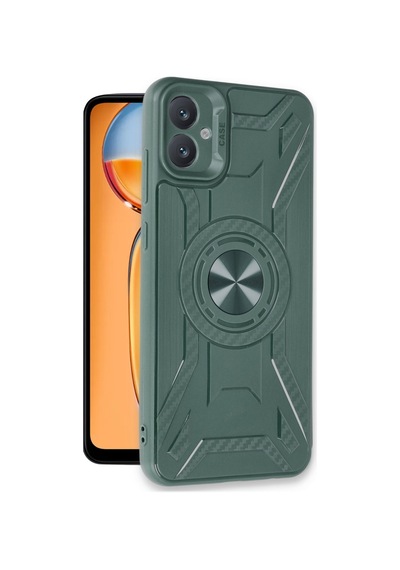 Samsung Galaxy  Uyumlu - A05 Kılıf Lincoln Silikon - Koyu Yeşil