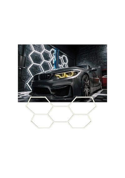 Ayt Ledx Al-rw7226 Altıgen Petek 240w Beyaz Led Armatür Profesyonel Sınıf Aydınlatma Performansı Vitrin Lambası Beyaz