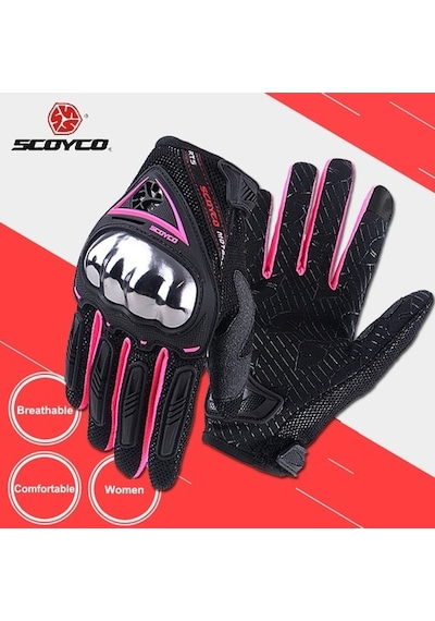 Scoyco Mc44 Bayan Full Korumalı Eldiven