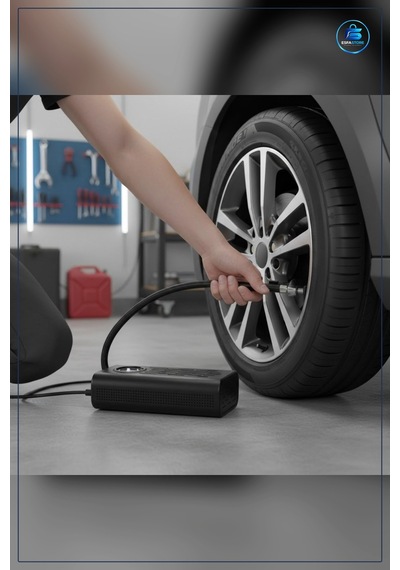 Taşınabilir Akülü Hava Kompresörü Elektrikli Lastik Şişirme Pompa