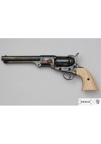 Denix Usa 1860 Confederate Revolver Rusty 35cm Koleksiyon Obje