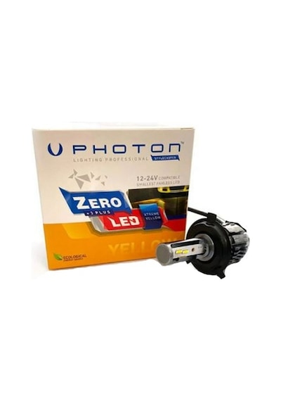 Photon Far Ampulü Led +3 Plus H4 Xtreme Zero 12v 24v Sarı Işık Honda Spacy 110 Dio 110 Alpha 110 Activa 125 S