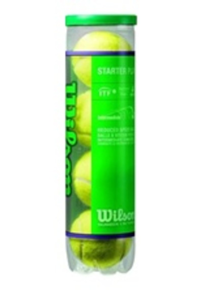 Wilson Wrt137400 Starter Play 4'lü Tenis Topu Yeşil