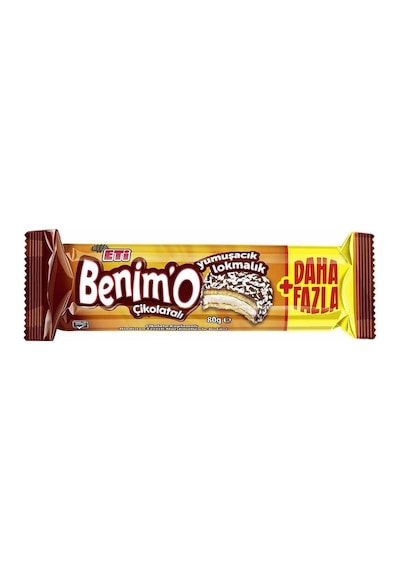 Eti Benimo Lokmalık Bisküvi 80g - Marshmallow, Çikolata Ve Hindistan Cevizi Lezz 6'li Avantaj P Tarı