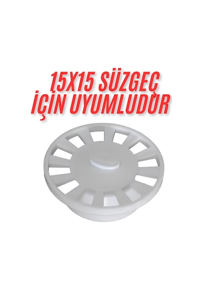 11 Cm Yuvarlak Plastik Gider Kapağı, 3 Cm Yükseklik, Dayanıklı Yer Süzgeci Izgarası
