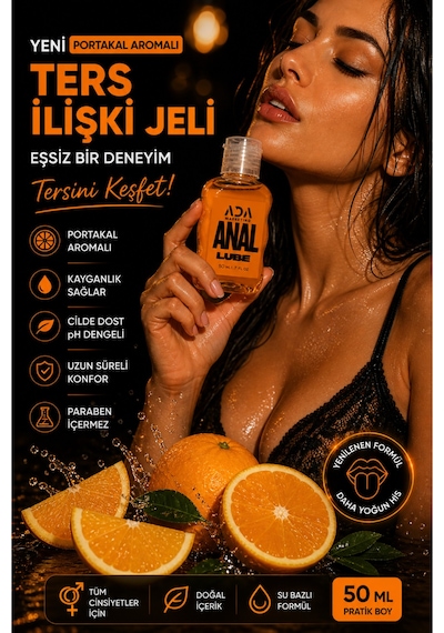 Kadınlara Özel Portakal Aromalı Anal Jel Seti 50 Ml Ferahlatıcı Etki Ve Hassas Dokunuş