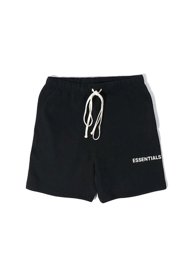 Altamira Erkek Siyah Essantial Baskılı Oversize Şort 001