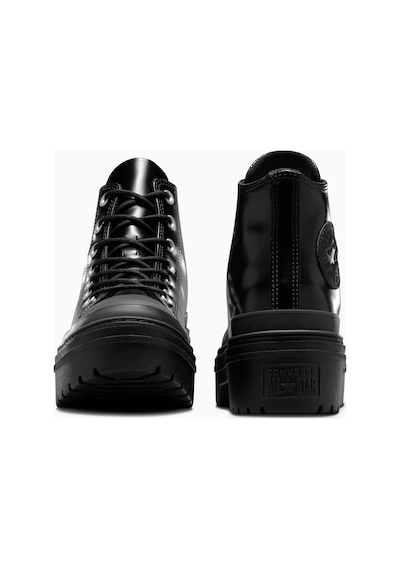 Converse Chuck Taylor All Star Lugged Heel Unisex Siyah Deri Platform Bot