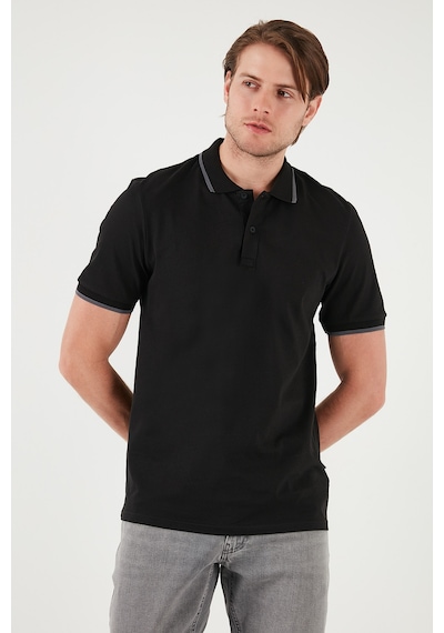 Buratti Pamuklu Regular Fit Erkek Polo Yaka T Shirt 5902063 Siyah