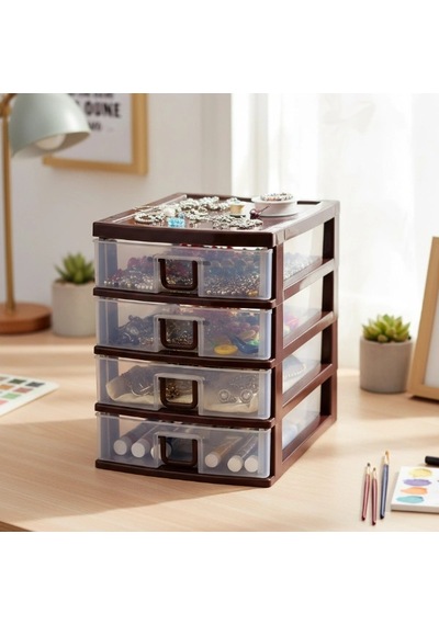 Bay Mini 4 Çekmeceli Komidin Organizer Najmaddin Diğer